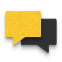 Icon of two speech bubbles